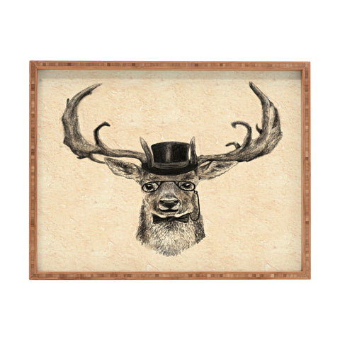 Anna Shell Mr Deer Rectangular Tray