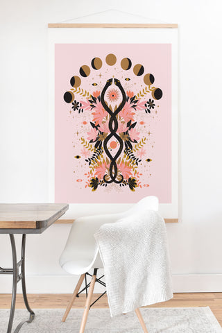 Anneamanda magic snakes Art Print And Hanger