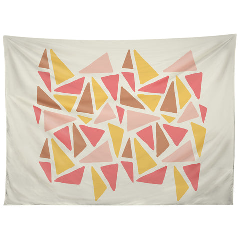 Avenie Abstract Triangle Mosaic Tapestry