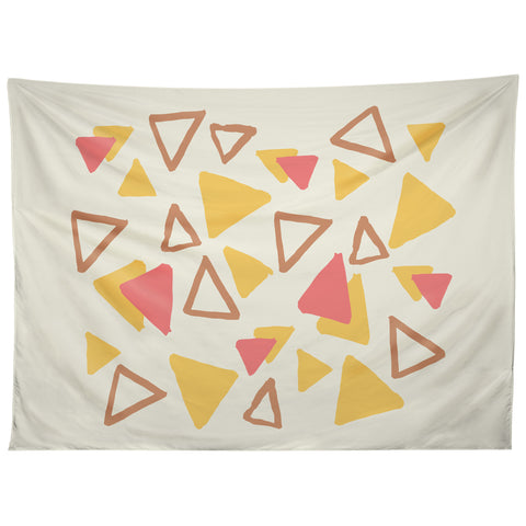 Avenie Abstract Triangles Tapestry