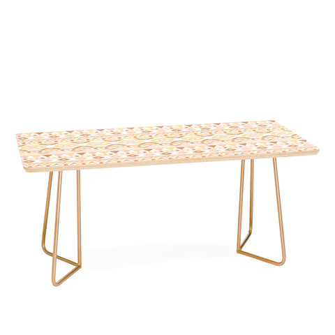 Avenie Boho Harmony Honey Coffee Table