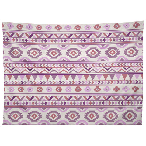 Avenie Boho Harmony Purple Tapestry