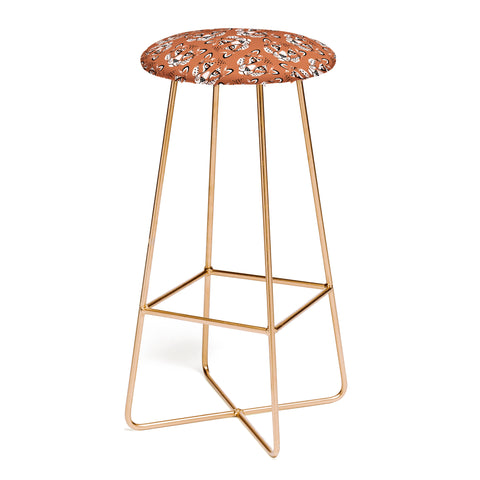 Avenie Cheetah Summer Collection VI Bar Stool