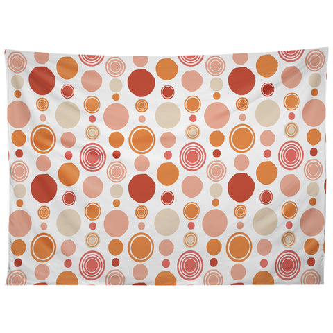 Avenie Concentric Circle Pattern Tapestry