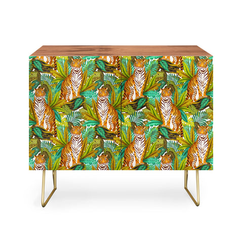 Avenie Jungle Tiger Light Pattern Credenza