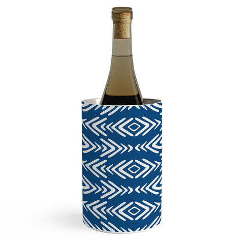 Avenie Minimal Boho Pattern Navy Wine Chiller