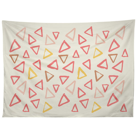 Avenie Scattered Triangles Tapestry
