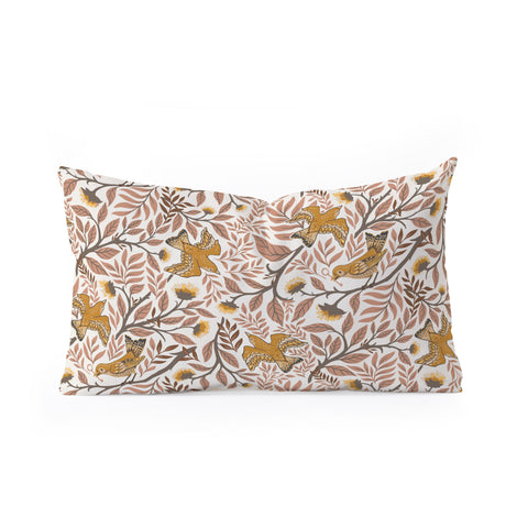 Avenie Secret Garden Petals VIII Oblong Throw Pillow