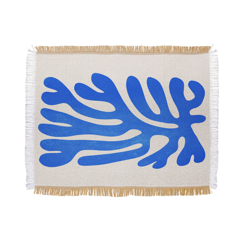 ayeyokp Marseille Blue Matisse Color Throw Blanket