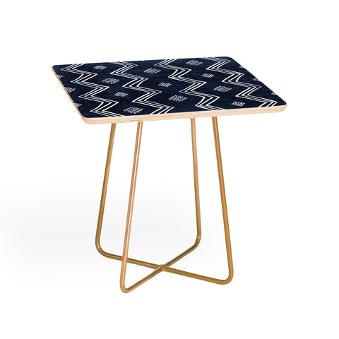 Becky Bailey Village in Navy Blue Side Table