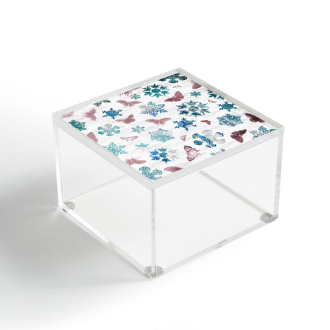 Belle13 Snowflakes and Butterflies Acrylic Box
