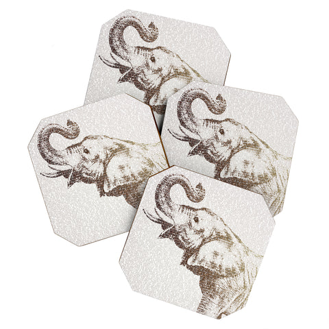 Belle13 The Wisest Elephant Coaster Set