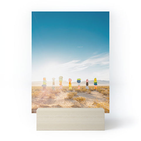 Bethany Young Photography Seven Magic Mountains Sunrise Mini Art Print