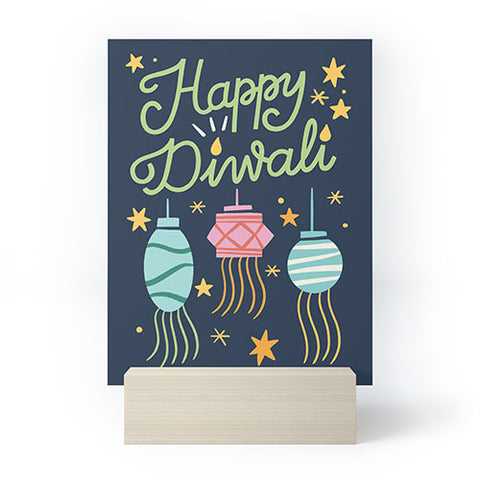 Bigdreamplanners Happy Diwali I Mini Art Print