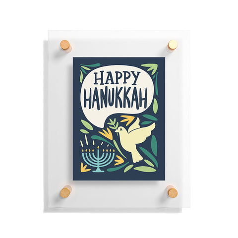Bigdreamplanners Happy Hanukkah I Floating Acrylic Print