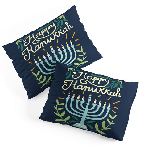 Bigdreamplanners Happy Hanukkah Pillow Shams