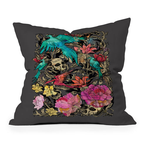 Biljana Kroll Memento Mori Still Life Throw Pillow