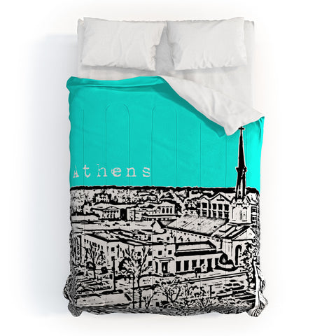 Bird Ave Athens Aqua Comforter