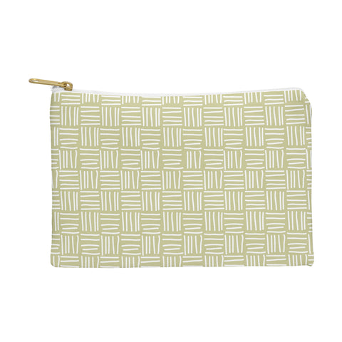 BlueLela Lines green Pouch