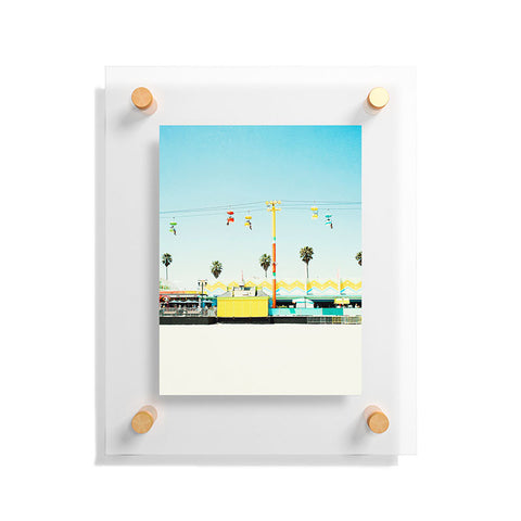 Bree Madden Santa Cruz Beach Floating Acrylic Print