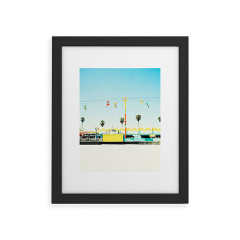 Bree Madden Santa Cruz Beach Framed Art Print