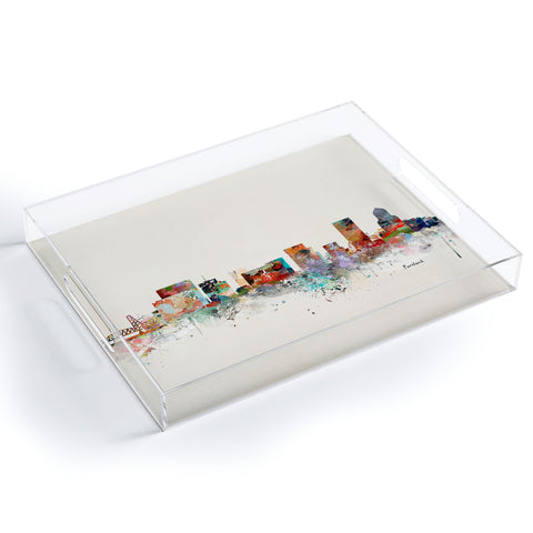 Brian Buckley portland oregon skyline Acrylic Tray