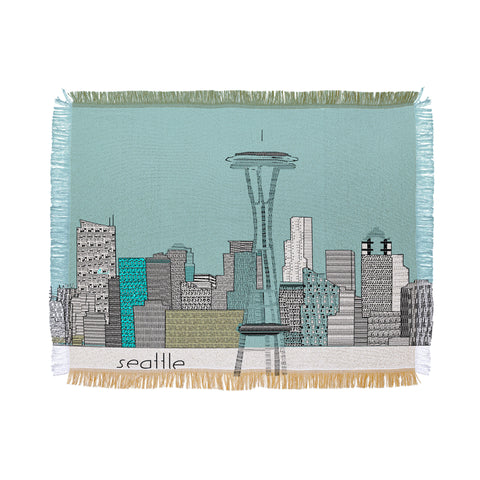 Brian Buckley Seattle City Throw Blanket