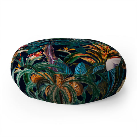 Burcu Korkmazyurek Beautiful Forest III Floor Pillow Round