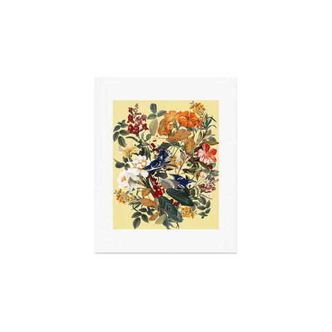 Burcu Korkmazyurek Floral and Birds XXIX Art Print