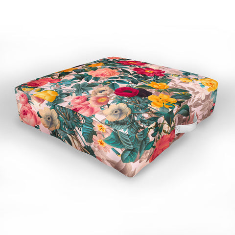 Burcu Korkmazyurek Summer Botanical Garden XI Outdoor Floor Cushion