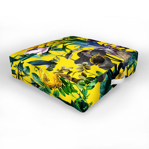 Burcu Korkmazyurek Tropical Jungle I Outdoor Floor Cushion