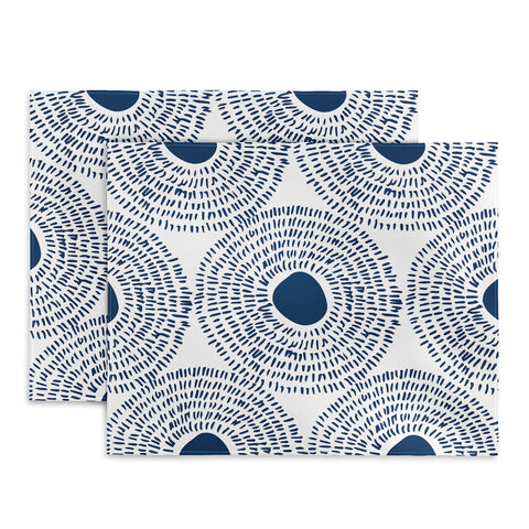 Camilla Foss Circles In Blue II Placemat