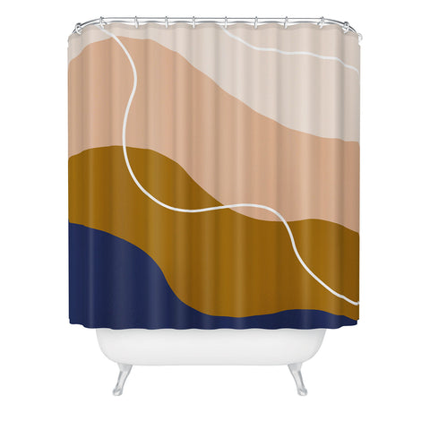 camilleallen modern chic pattern Shower Curtain