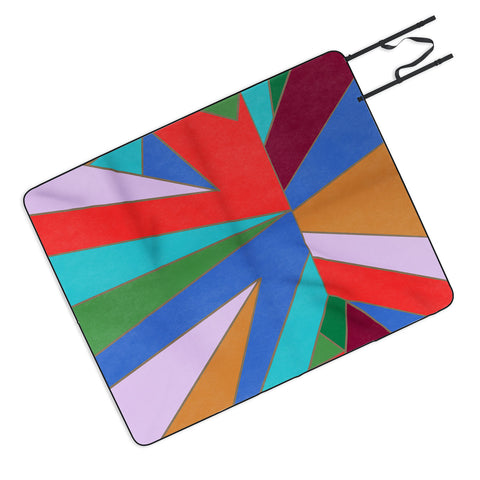 Carey Copeland Abstract Geometric Picnic Blanket