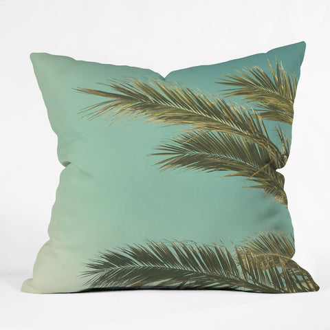 Cassia Beck Autumn Palms II Outdoor Throw Pillow