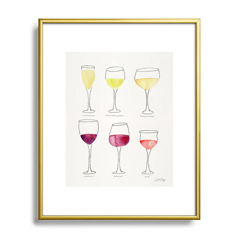 Cat Coquillette Wine Collection Metal Framed Art Print