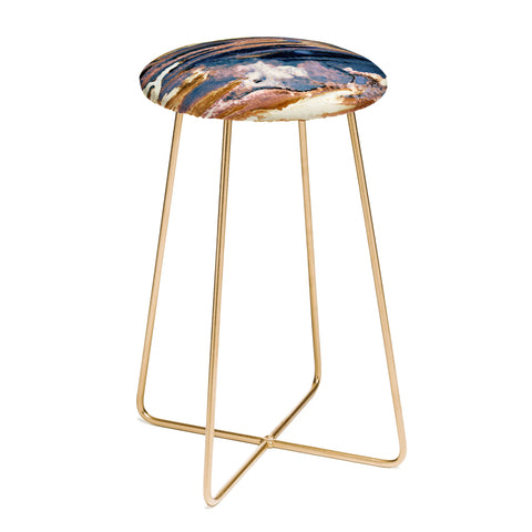 CayenaBlanca Azurite Counter Stool