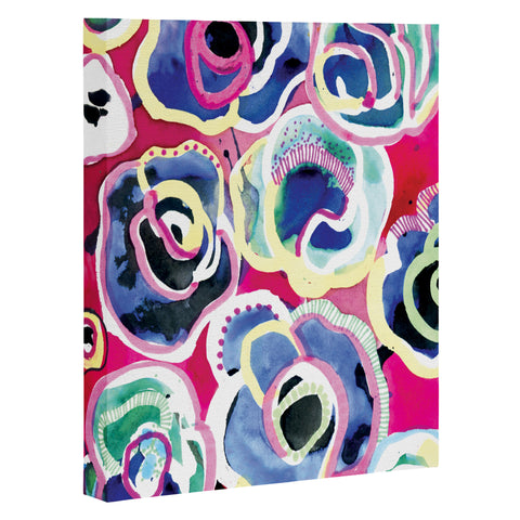 CayenaBlanca Flower Party Art Canvas