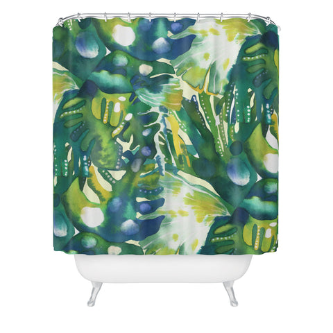 CayenaBlanca Rainy forest Shower Curtain