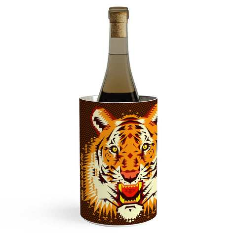 Chobopop Geometric Tiger Wine Chiller