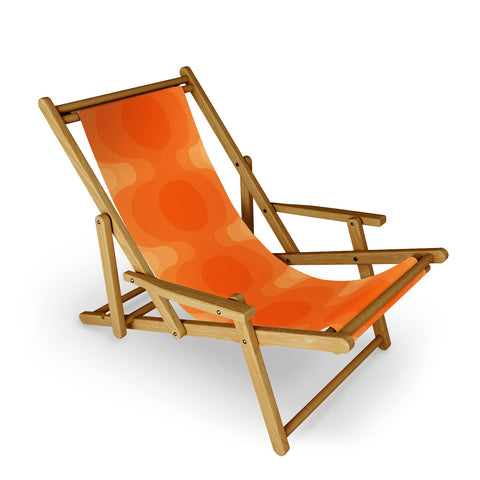 Circa78Designs Echoes Creamsicle Sling Chair