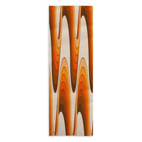 Circa78Designs Golden Ribbons Yoga Towel