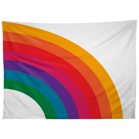 Circa78Designs Retro Bright Rainbow Right Side Tapestry