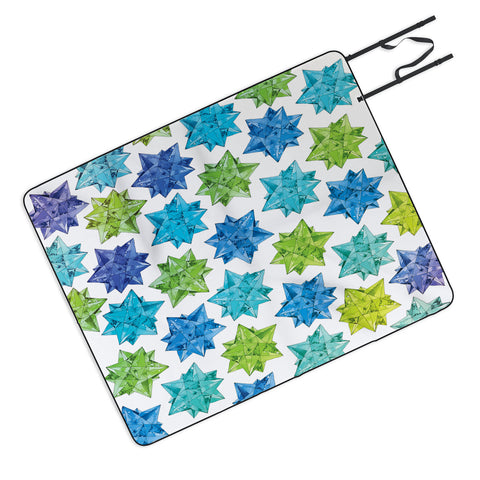 CMYKaren Hand Drawn Stars Picnic Blanket