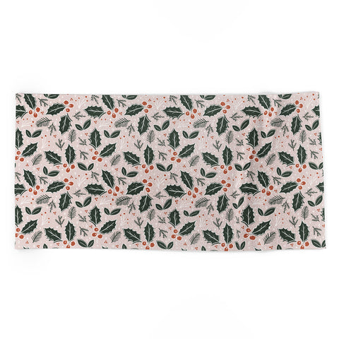 CoastL Studio Hollydays Light Blush Beach Towel