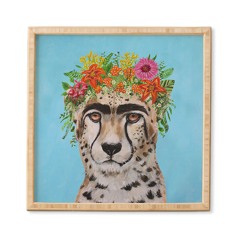 Coco de Paris Frida Kahlo Cheetah Framed Wall Art