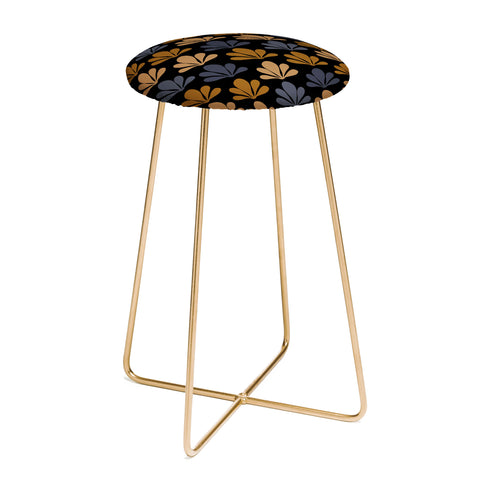 Colour Poems Abstract Plant Pattern VIII Counter Stool