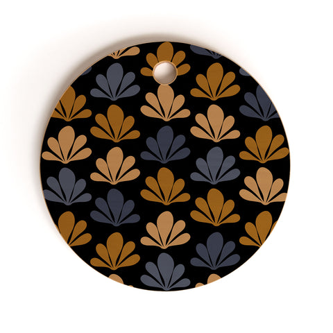 Colour Poems Abstract Plant Pattern VIII Cutting Board Round