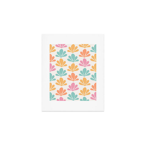 Colour Poems Abstract Plant Pattern XI Art Print