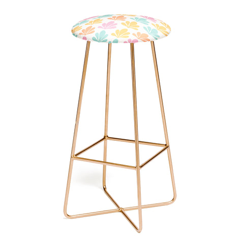 Colour Poems Abstract Plant Pattern XI Bar Stool